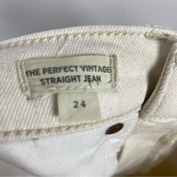 The Perfect vintage straight jeans in bone - Picture 10 of 12